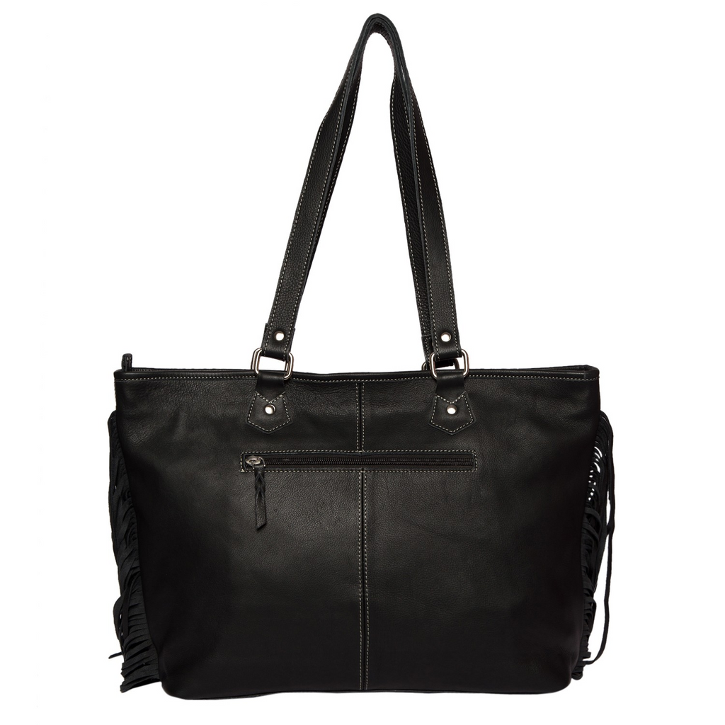 Pauline – Genuine Leather and Cowhide Tote Bag