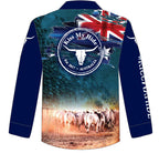 Kids "CATTLE" Fishing Shirt- 2024