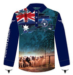 Kids "CATTLE" Fishing Shirt- 2024