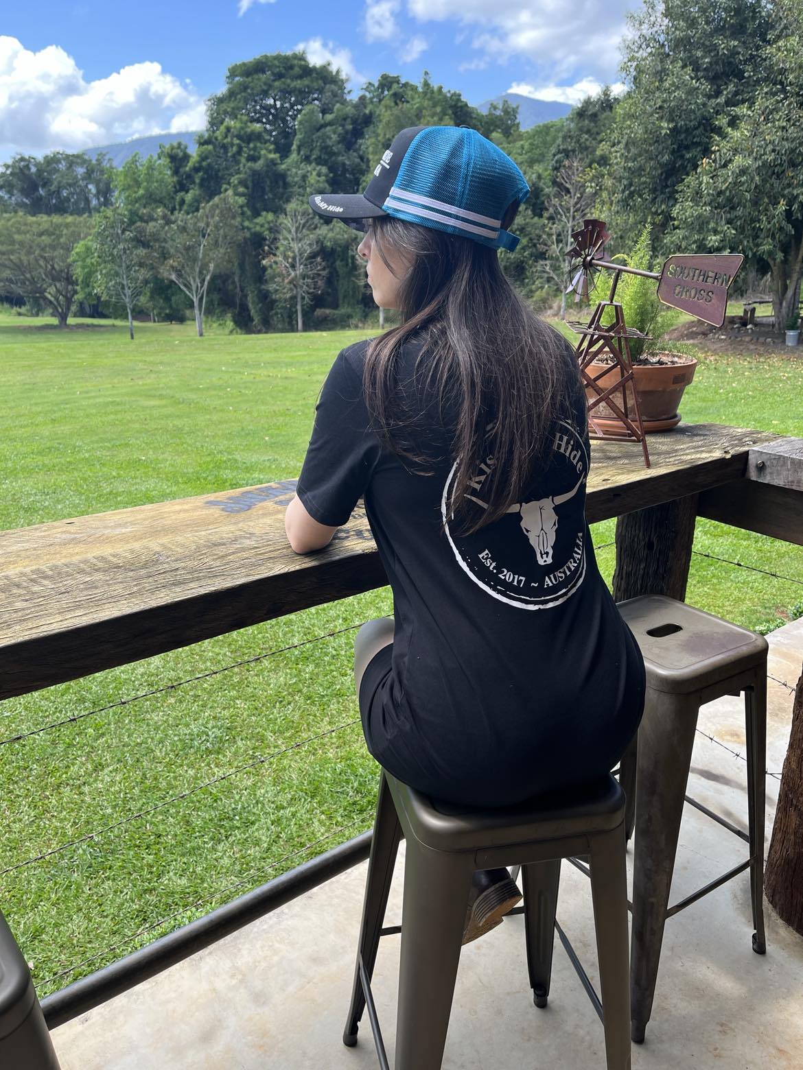 KMH Black T-Shirt Dress - 2024 LOGO