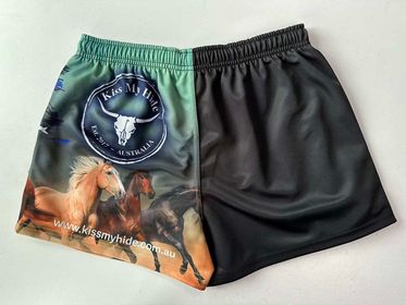 Adult "HORSES" Rugby Shorts - 2024 LOGO