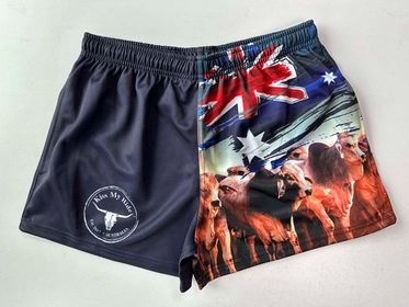 Adult "CATTLE" Rugby Shorts - 2024 LOGO