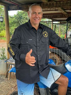 Men's LIMITED EDITION Full Button Work Shirt - 2024 LOGO