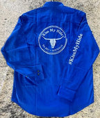 Men’s Full Button Work Shirt - 2024 LOGO