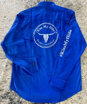 Men’s Full Button Work Shirt - 2024 LOGO