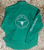 Men’s Full Button Work Shirt - 2024 LOGO