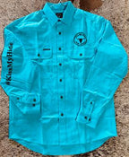 Men’s Full Button Work Shirt - 2024 LOGO