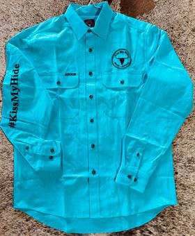Men’s Full Button Work Shirt - 2024 LOGO