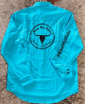 Men’s Full Button Work Shirt - 2024 LOGO