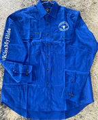 Men’s Full Button Work Shirt - 2024 LOGO