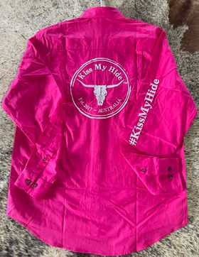 Men’s Full Button Work Shirt - 2024 LOGO