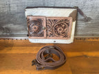 Nina – Genuine Cowhide and tooled Leather Bag