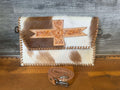 Jessie – Genuine Cowhide and Tooled Leather Bag