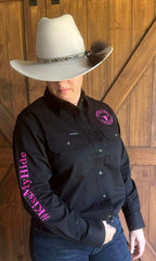 Women's LIMITED EDITION Full Button Work Shirt – 2024 LOGO