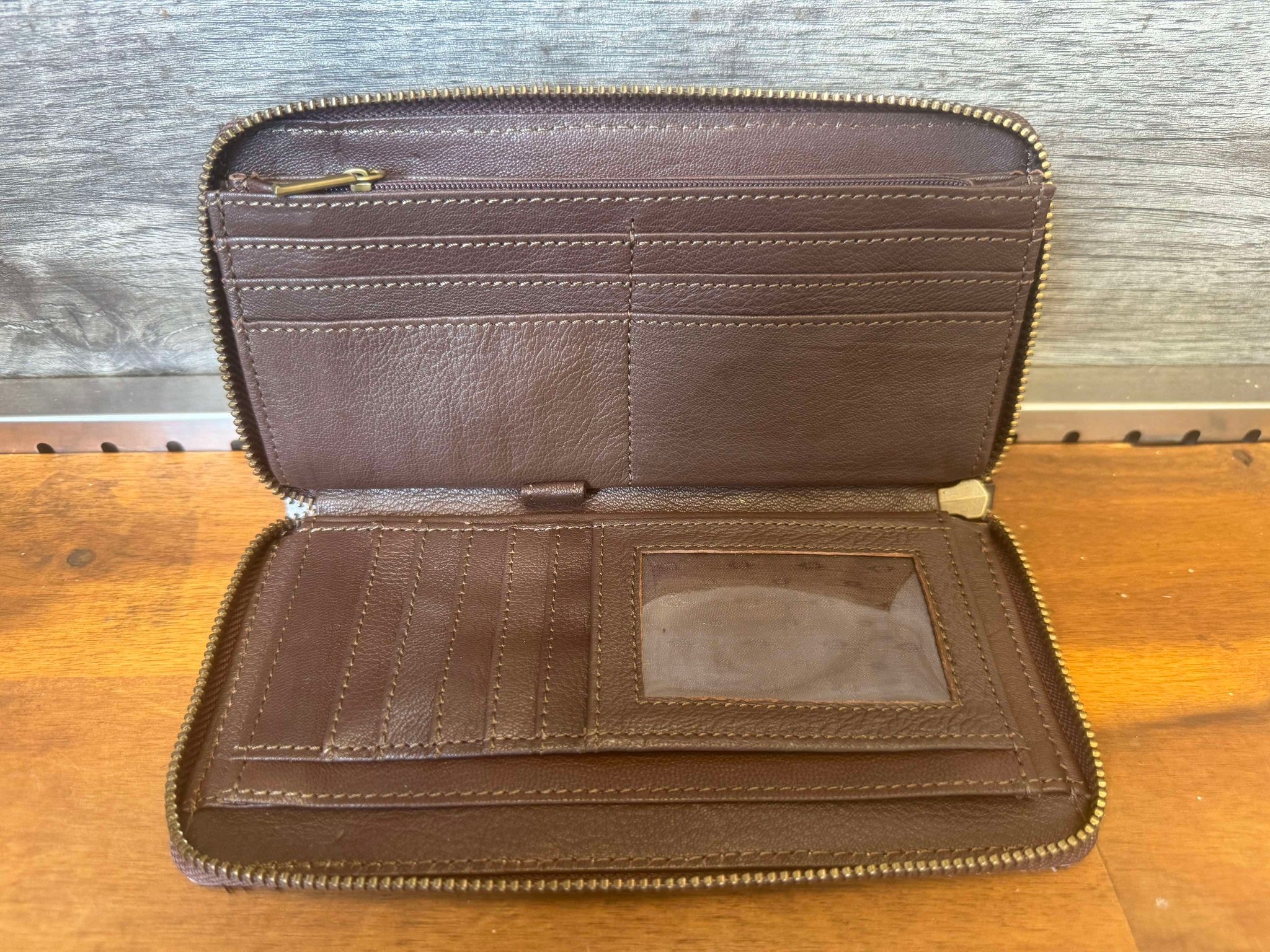 Lola – Genuine Cowhide and Tooled Leather Wallet