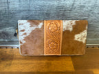 Lola – Genuine Cowhide and Tooled Leather Wallet