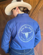 Women’s Full Button Work Shirt -  2024 LOGO