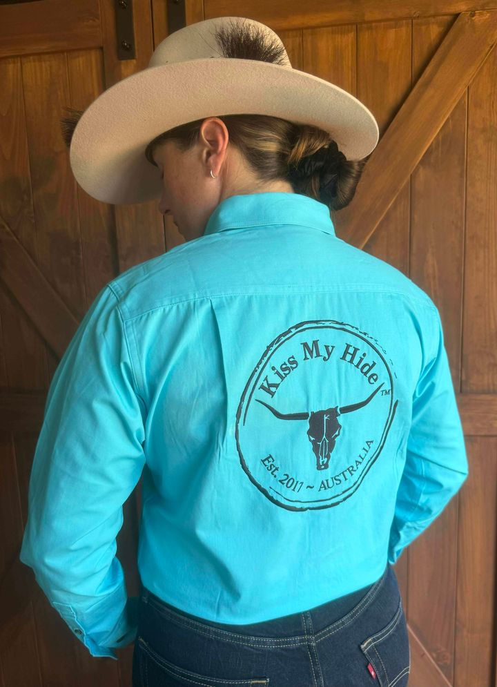 Women’s Full Button Work Shirt -  2024 LOGO