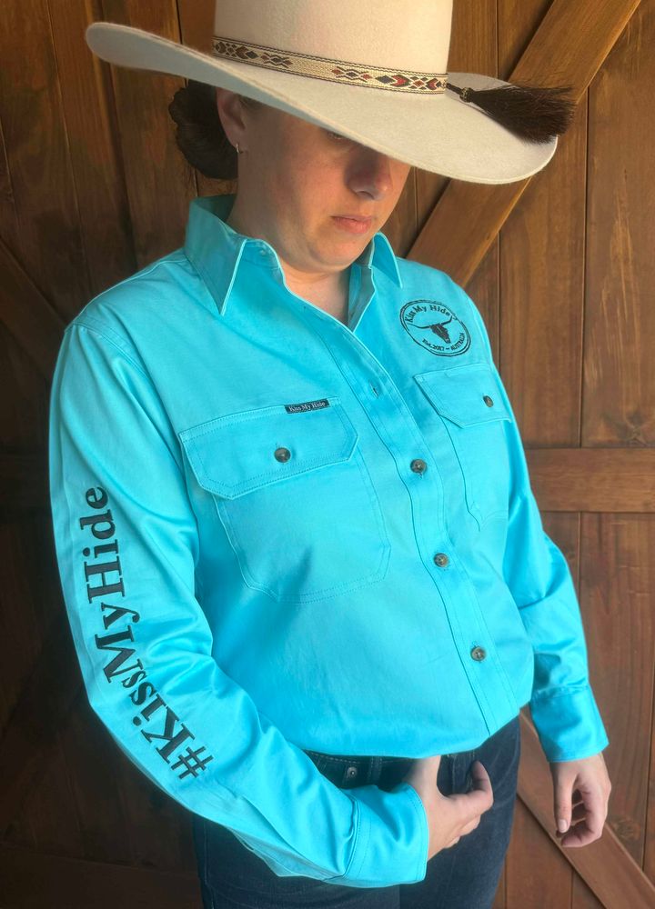 Women’s Full Button Work Shirt -  2024 LOGO