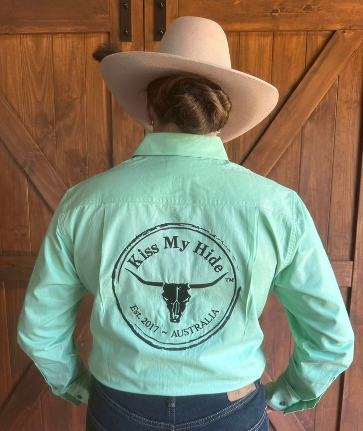 Women’s Full Button Work Shirt -  2024 LOGO