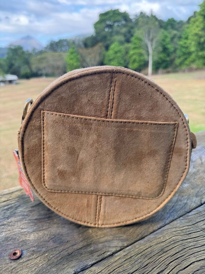 Bethank - Genuine Sueded Leather Canteen Bag