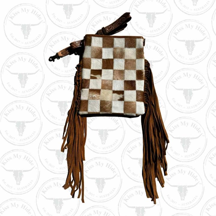 Athena – Genuine Cowhide Patchwork Leather Bag