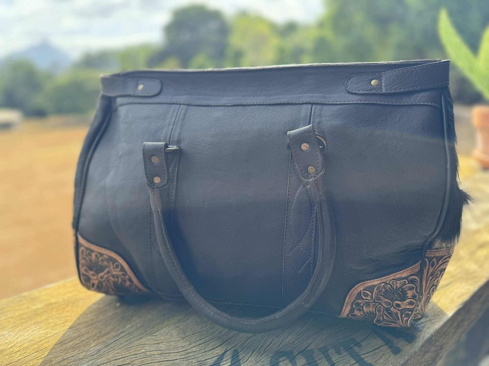 Statement – Genuine Leather and Cowhide Bag