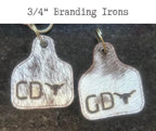 Cowhide "Cattle Ear" Tag