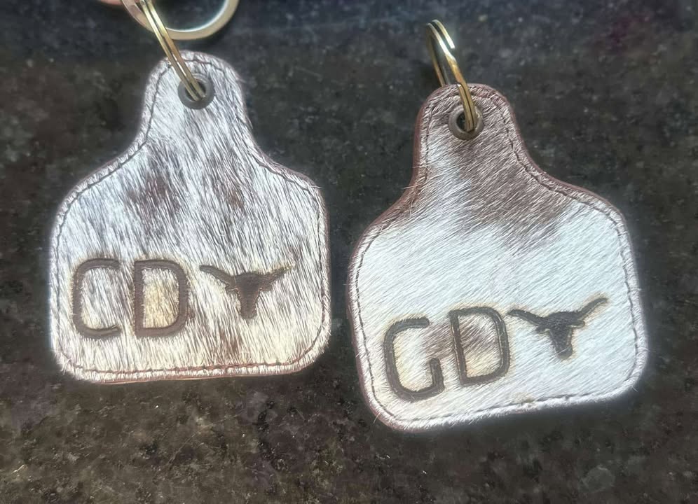 Cowhide "Cattle Ear" Tag