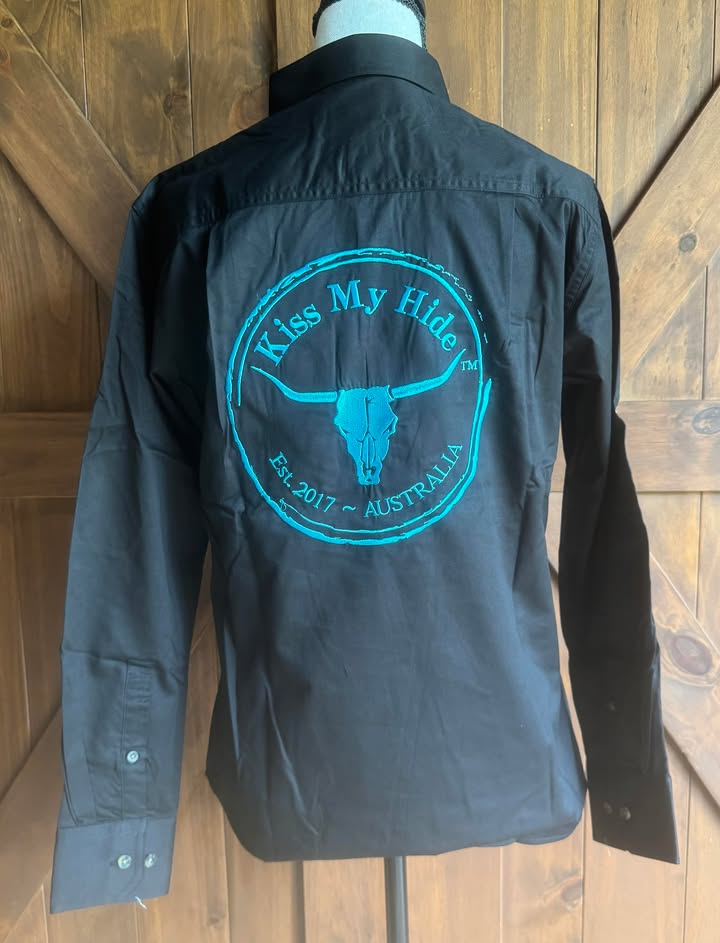 Women's Half Button Work Shirt - 2024 LOGO