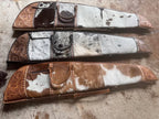 Rifle/ Gun Case - Genuine Tooled Leather and Cowhide