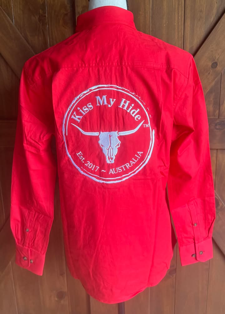 Women's Half Button Work Shirt - 2024 LOGO