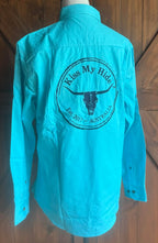Women's Half Button Work Shirt - 2024 LOGO