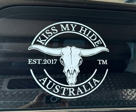 KMH Round Car Decal - 38cm