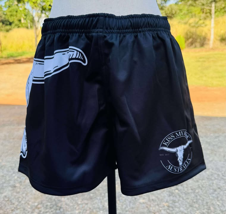 Adult "WHITE BULL" Rugby Shorts