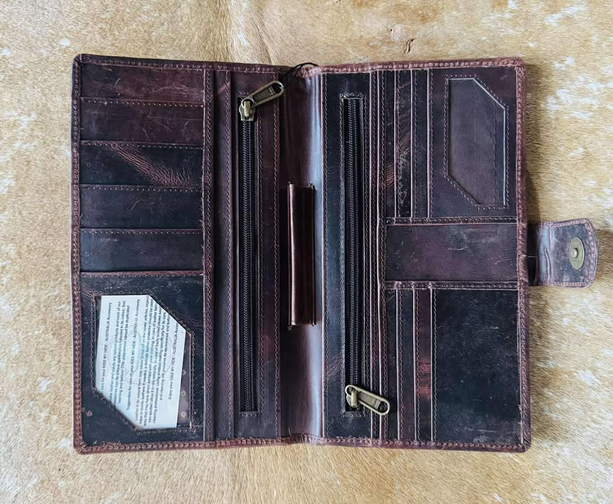 Michelle – Genuine Cowhide and Leather Wallet