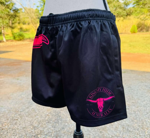 Adult "PINK BULL" Rugby Shorts