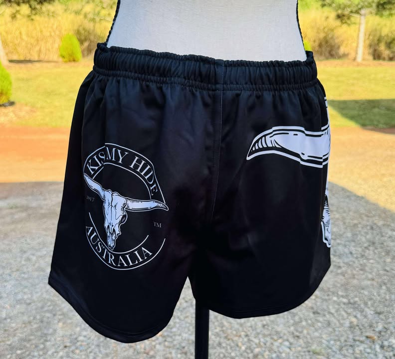 Adult "WHITE BULL" Rugby Shorts