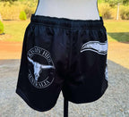 Adult "WHITE BULL" Rugby Shorts