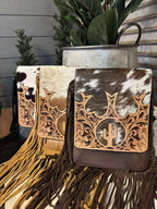 Isabella – Genuine Cowhide and Tooled Leather Cactus Bag