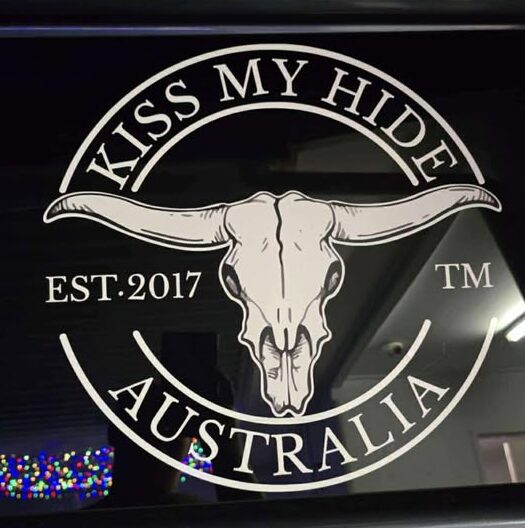New Logo White Car Decal LGE