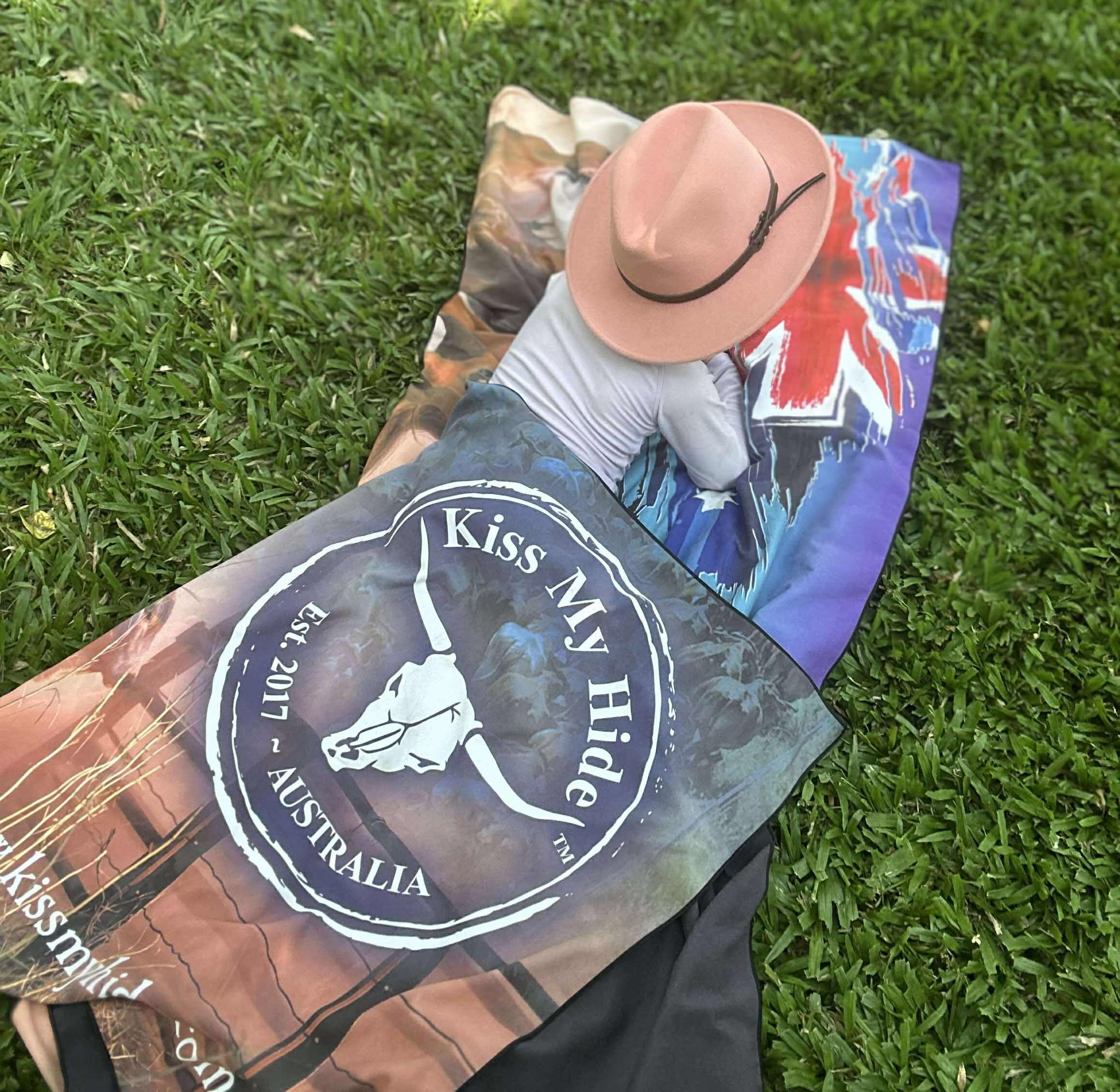 "HORSES" Design Sand Free Towel