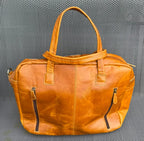 Callum - Genuine Cowhide and Distressed Leather Laptop Bag