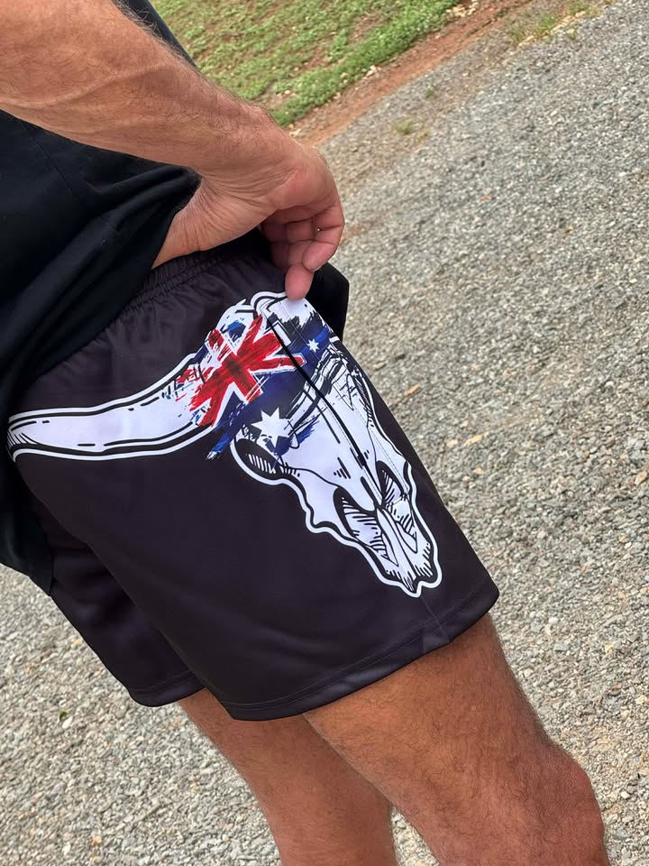 Adult "AUSSIE BULL" Rugby Shorts