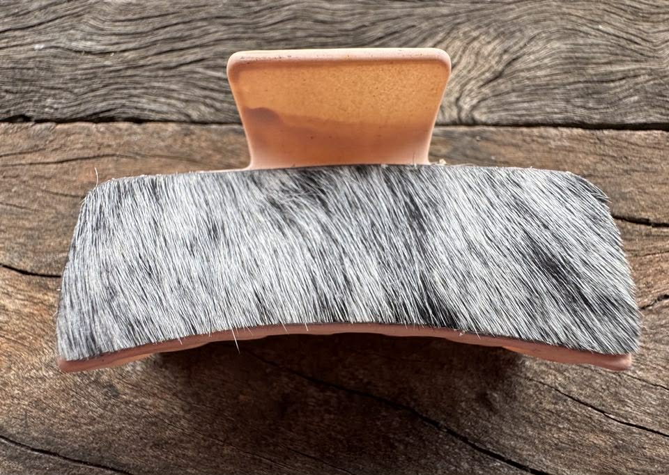 Cowhide Claw Hair Clip – Genuine Cowhide Australia