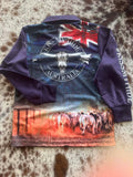 Kids "CATTLE" Design Fishing Shirt