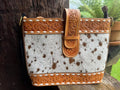 Maracay – Genuine Cowhide and Tooled Leather Bag