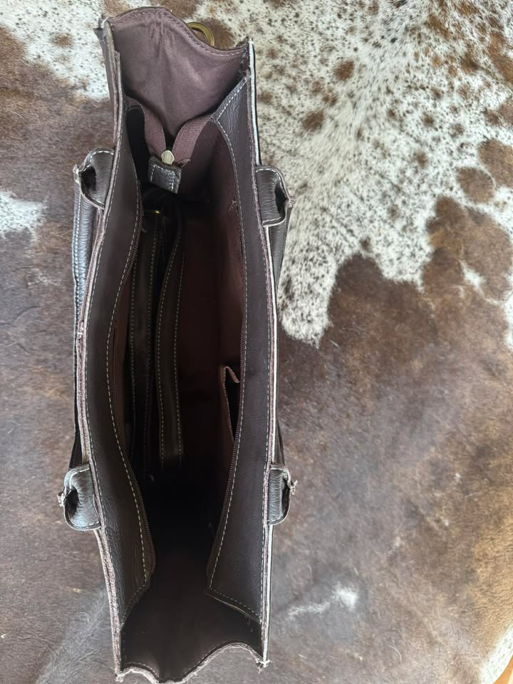 Sicily – Genuine Cowhide and Leather Inlay Bag