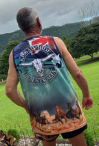 Adult "HORSES" Singlet