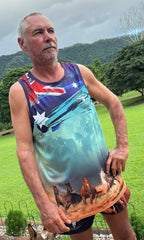 Adult "HORSES" Singlet
